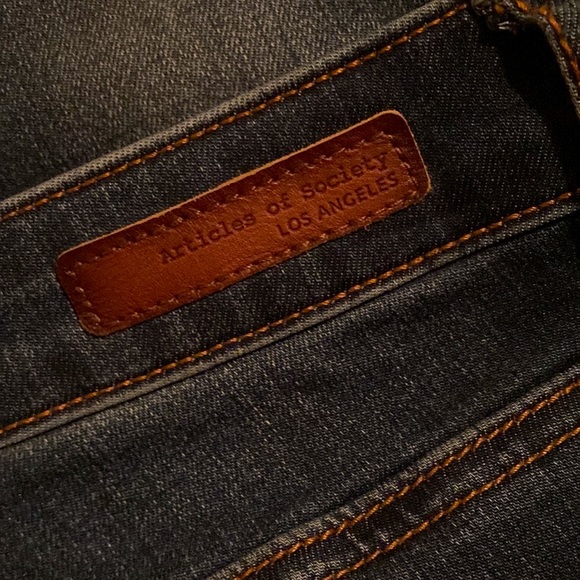HP🎉• Articles of Society Denim Jeans Raw Ankle Women Pant - Picture 4 of 11